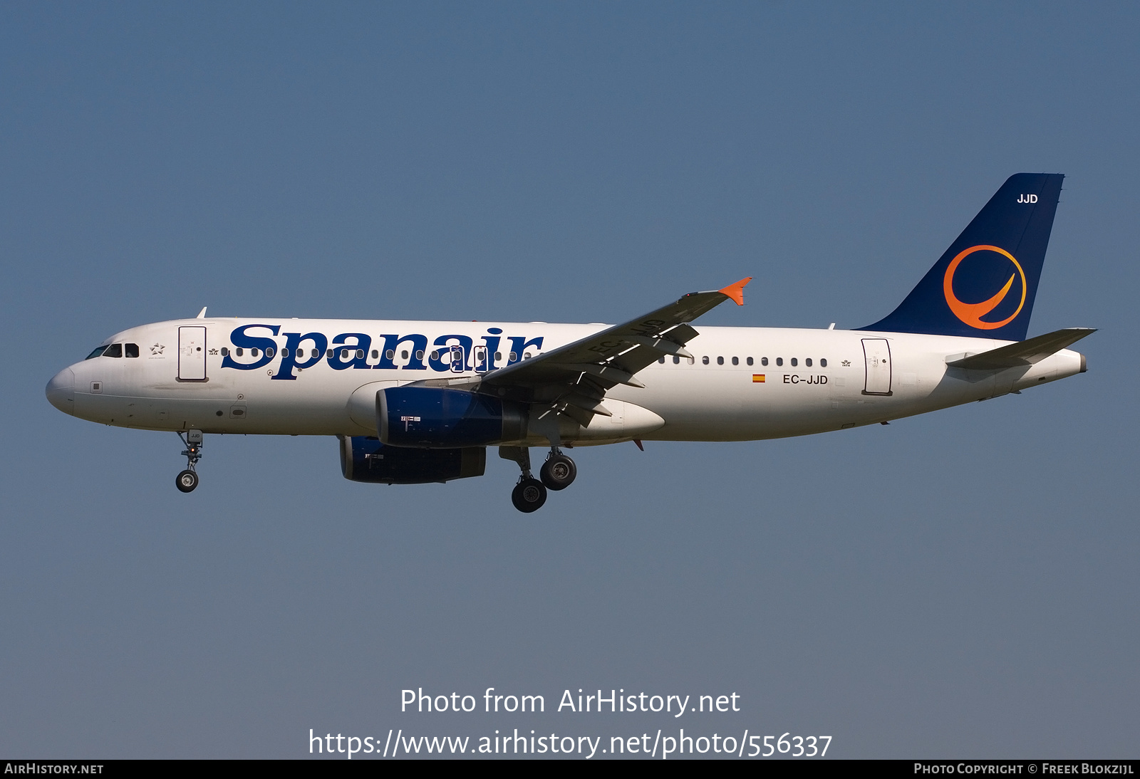 Aircraft Photo of EC-JJD | Airbus A320-232 | Spanair | AirHistory.net #556337