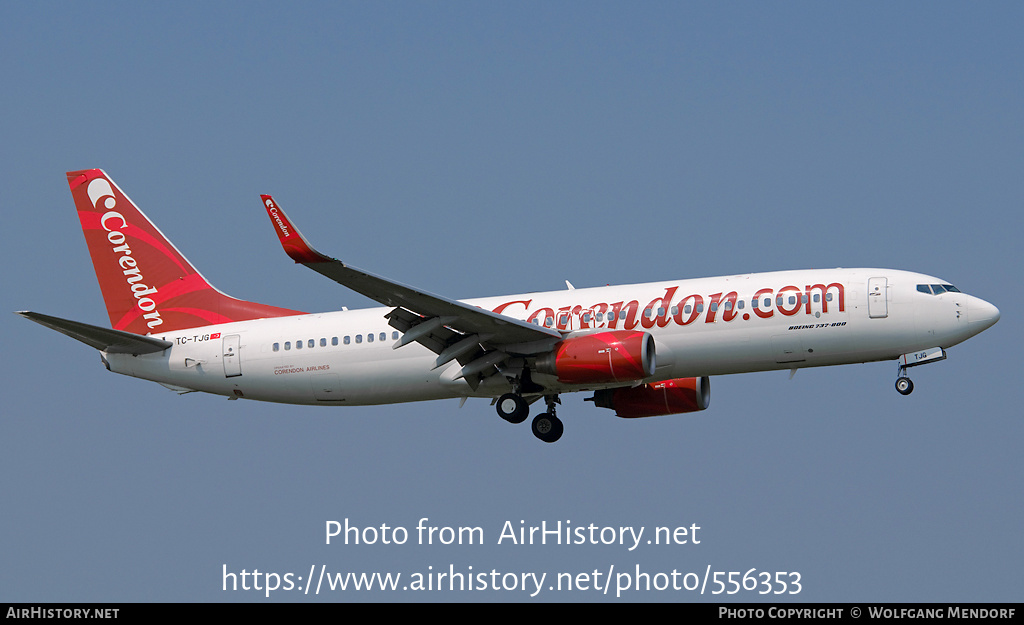 Aircraft Photo of TC-TJG | Boeing 737-86J | Corendon Airlines | AirHistory.net #556353