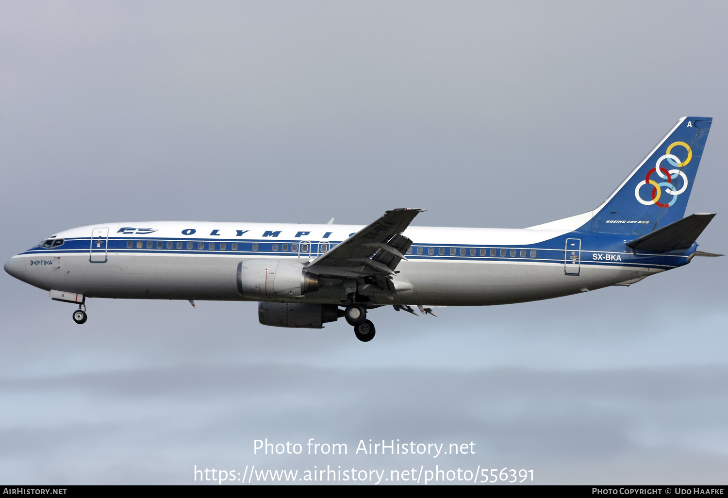 Aircraft Photo of SX-BKA | Boeing 737-484 | Olympic | AirHistory.net #556391