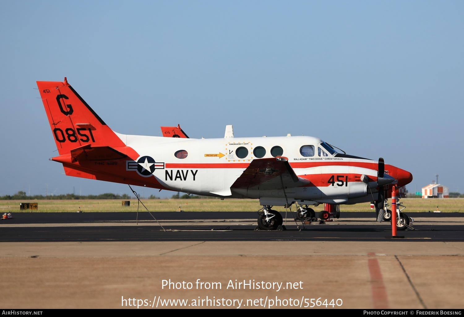 Aircraft Photo of 160851 / 0851 | Beech T-44A Pegasus | USA - Navy | AirHistory.net #556440