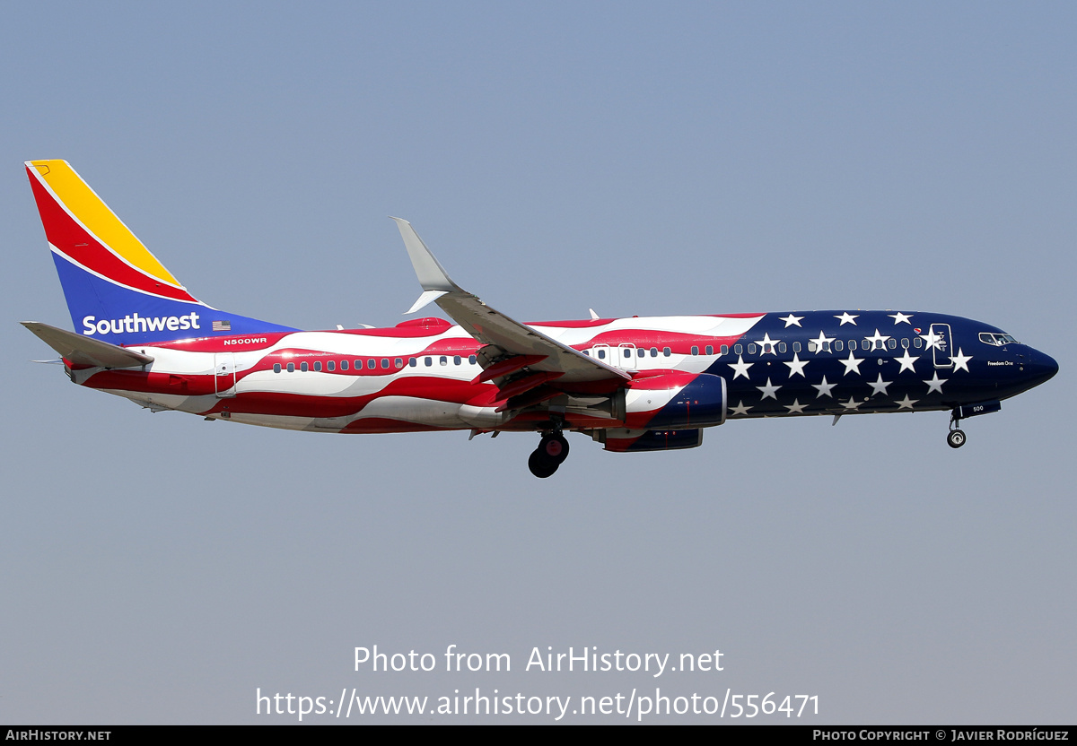 Aircraft Photo of N500WR | Boeing 737-8H4 | Southwest Airlines | AirHistory.net #556471