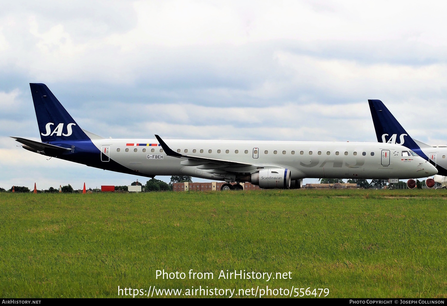 Aircraft Photo of G-FBEH | Embraer 195LR (ERJ-190-200LR) | Scandinavian Airlines - SAS | AirHistory.net #556479