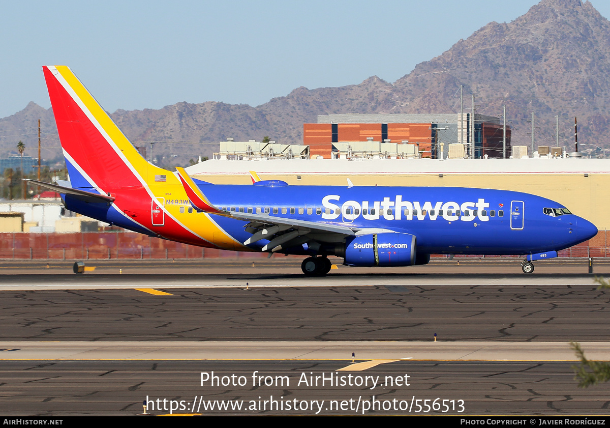 Aircraft Photo of N493WN | Boeing 737-7H4 | Southwest Airlines | AirHistory.net #556513