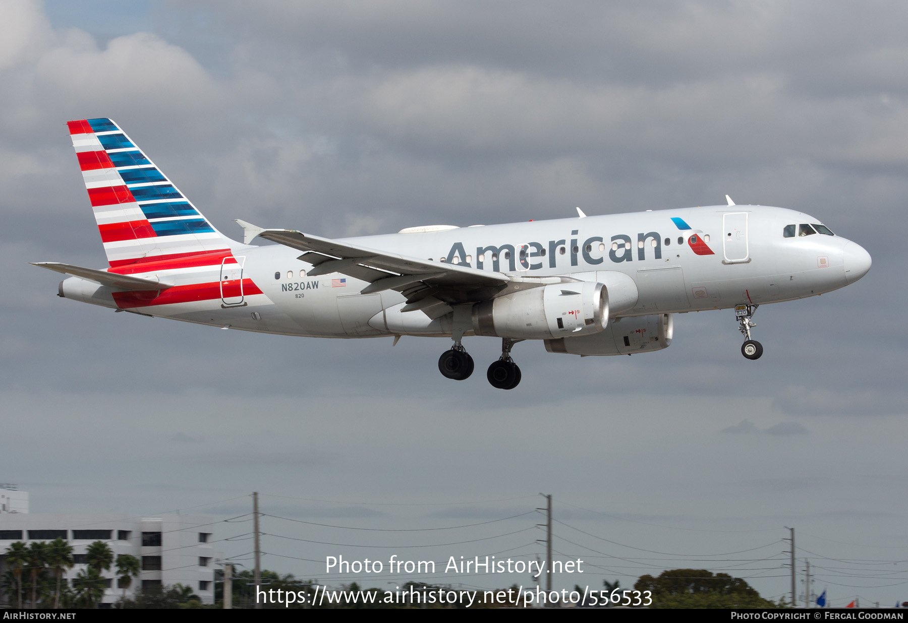 Aircraft Photo of N820AW | Airbus A319-132 | American Airlines | AirHistory.net #556533