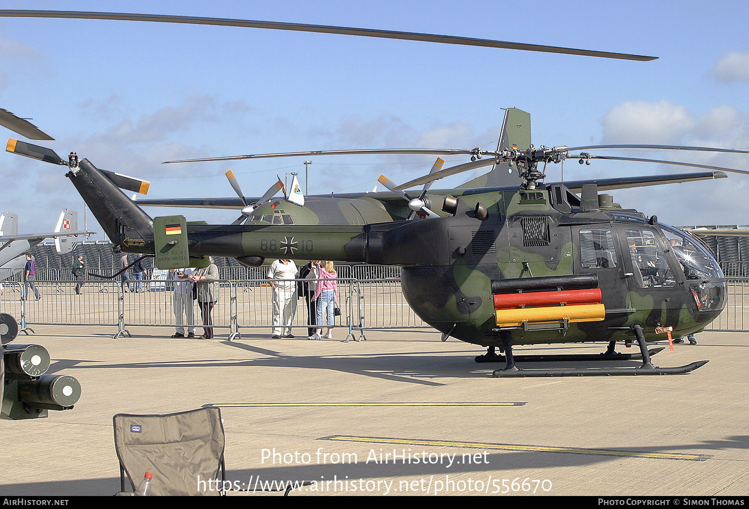 Aircraft Photo of 8810 | MBB BO-105P (PAH-1A1) | Germany - Air Force | AirHistory.net #556670