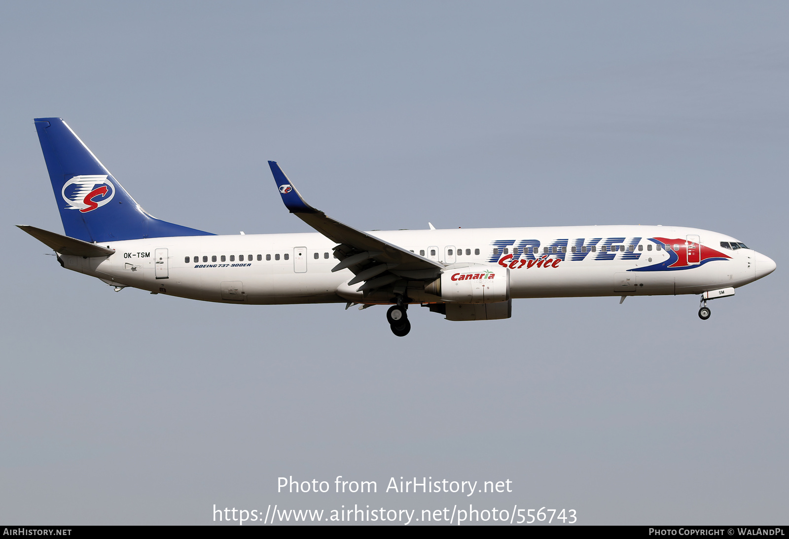 Aircraft Photo of OK-TSM | Boeing 737-9GJ/ER | Travel Service | AirHistory.net #556743