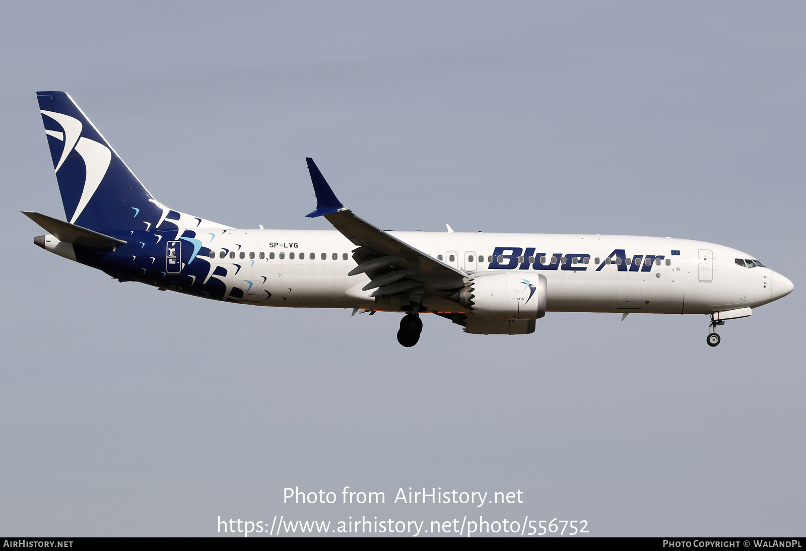 Aircraft Photo of SP-LVG | Boeing 737-8 Max 8 | Blue Air | AirHistory.net #556752