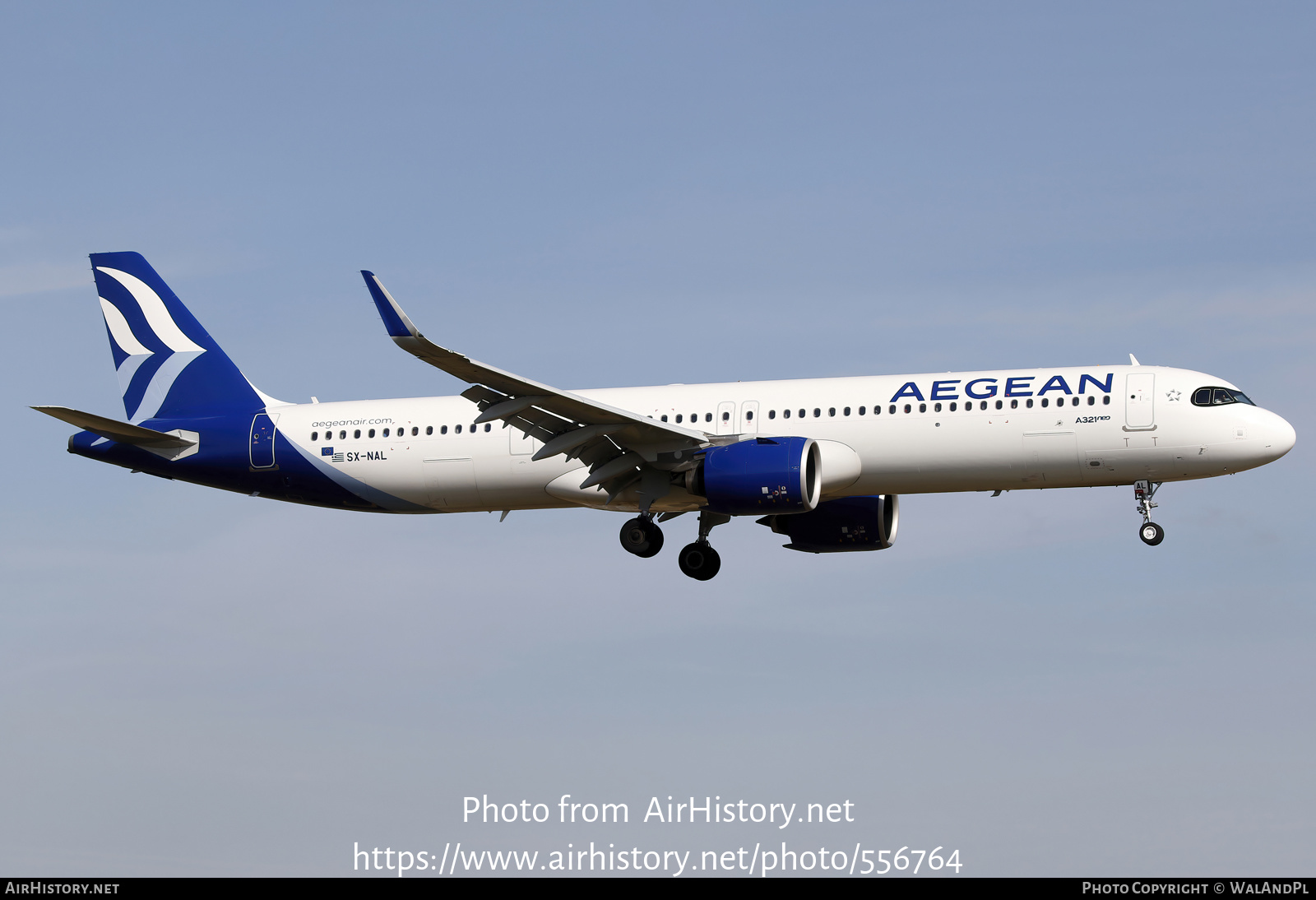 Aircraft Photo of SX-NAL | Airbus A321-271NX | Aegean Airlines ...