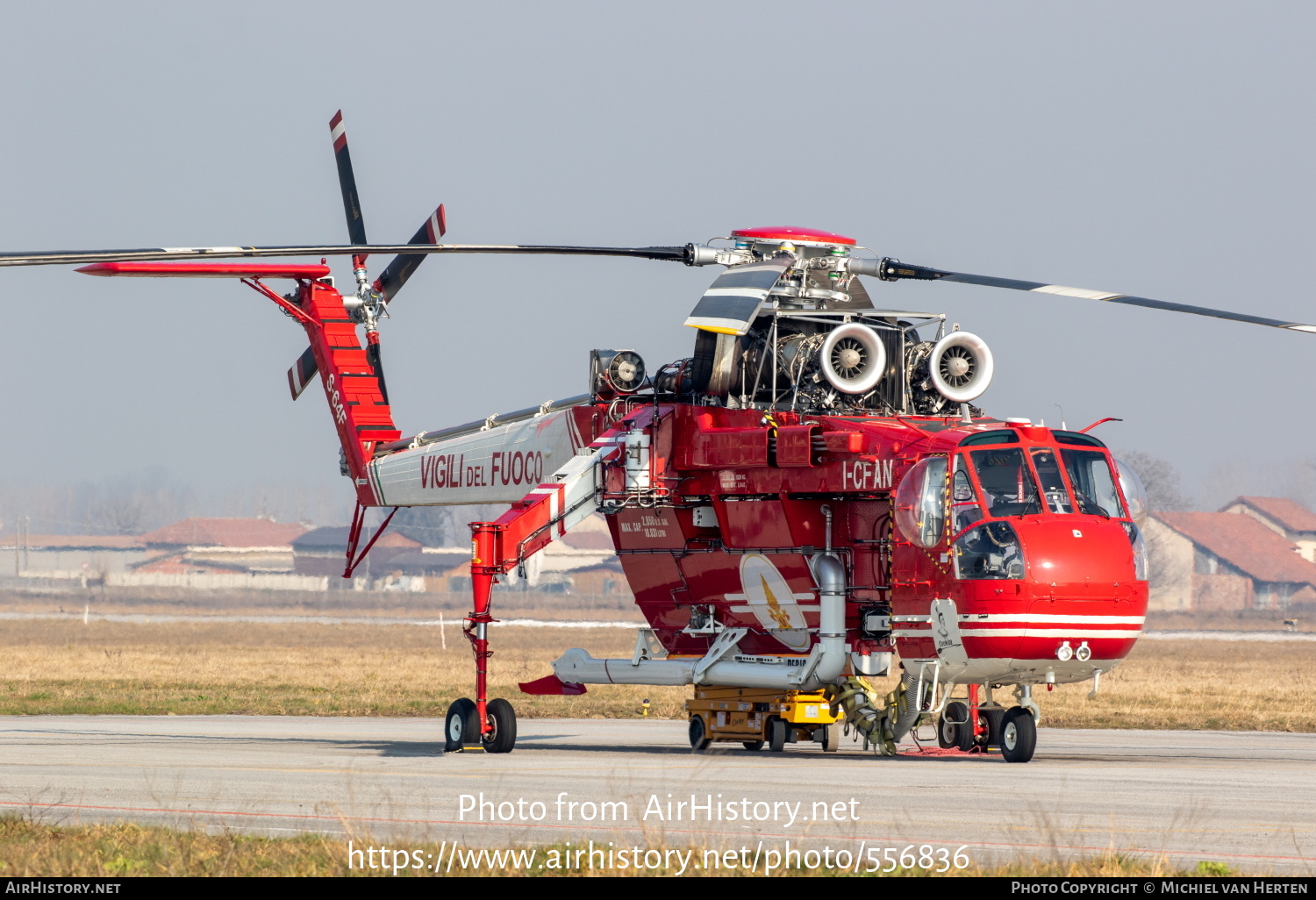 Aircraft Photo of I-CFAN | Sikorsky S-64F Skycrane | Italy - Vigili del Fuoco | AirHistory.net #556836