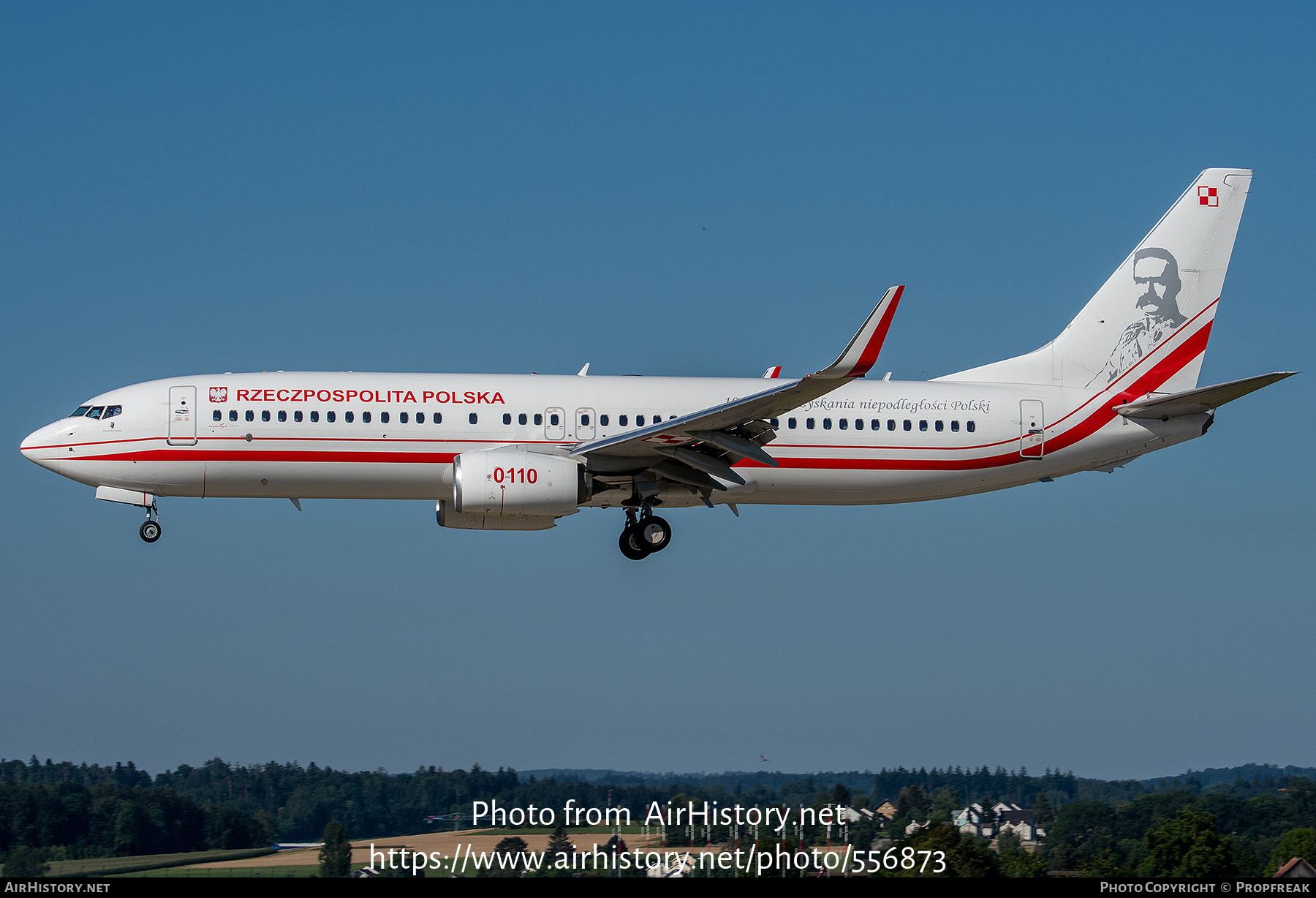 Aircraft Photo of 0110 | Boeing 737-800 | Poland - Air Force | AirHistory.net #556873