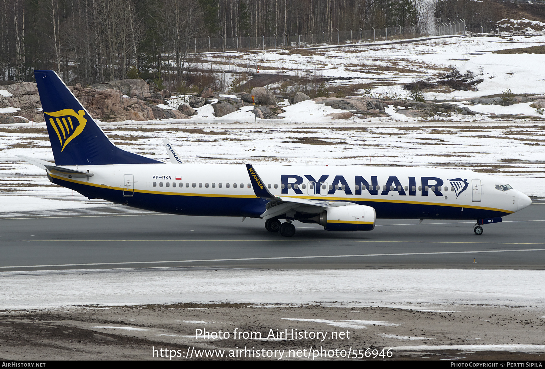 Aircraft Photo of SP-RKV | Boeing 737-8AS | Ryanair | AirHistory.net #556946