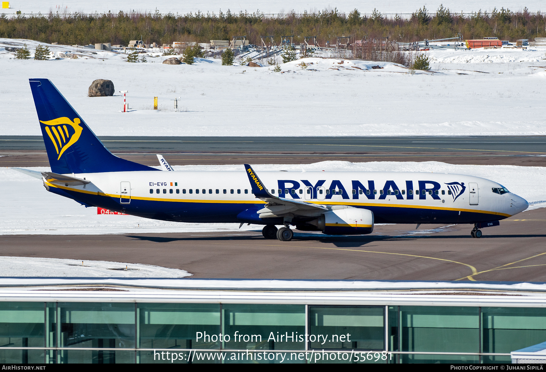 Aircraft Photo of EI-EVG | Boeing 737-8AS | Ryanair | AirHistory.net #556981