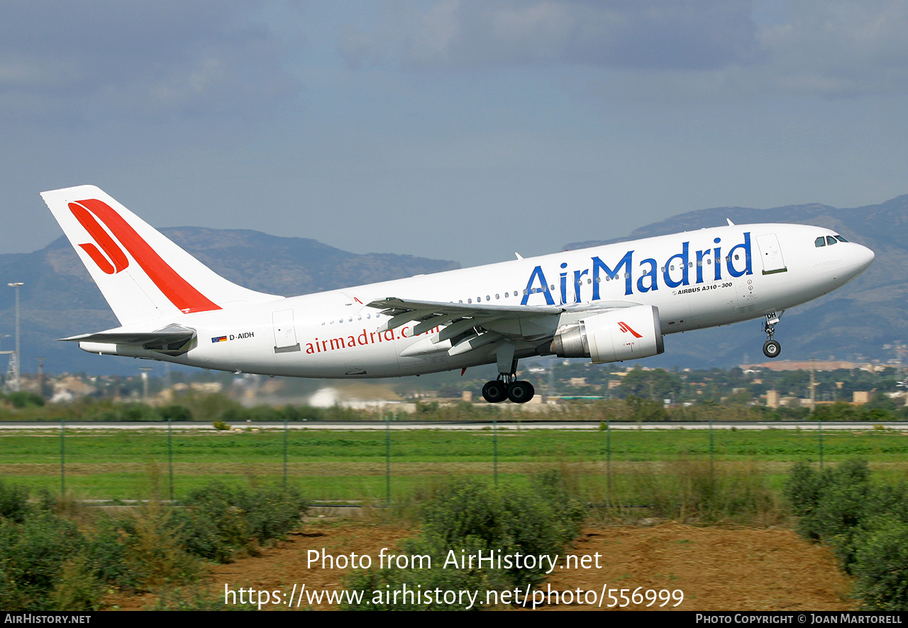 Aircraft Photo of D-AIDH | Airbus A310-304/ET | Air Madrid | AirHistory.net #556999