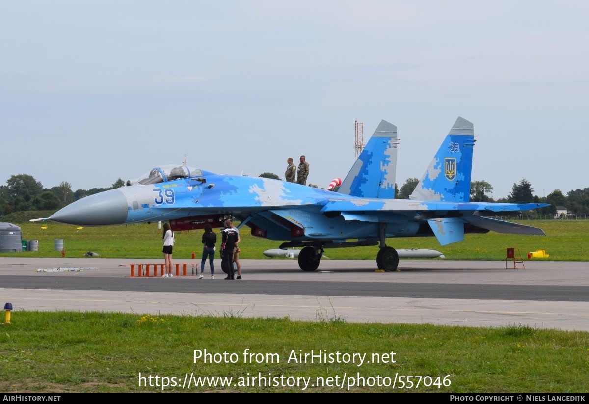 Aircraft Photo of 39 | Sukhoi Su-27... | Ukraine - Air Force | AirHistory.net #557046