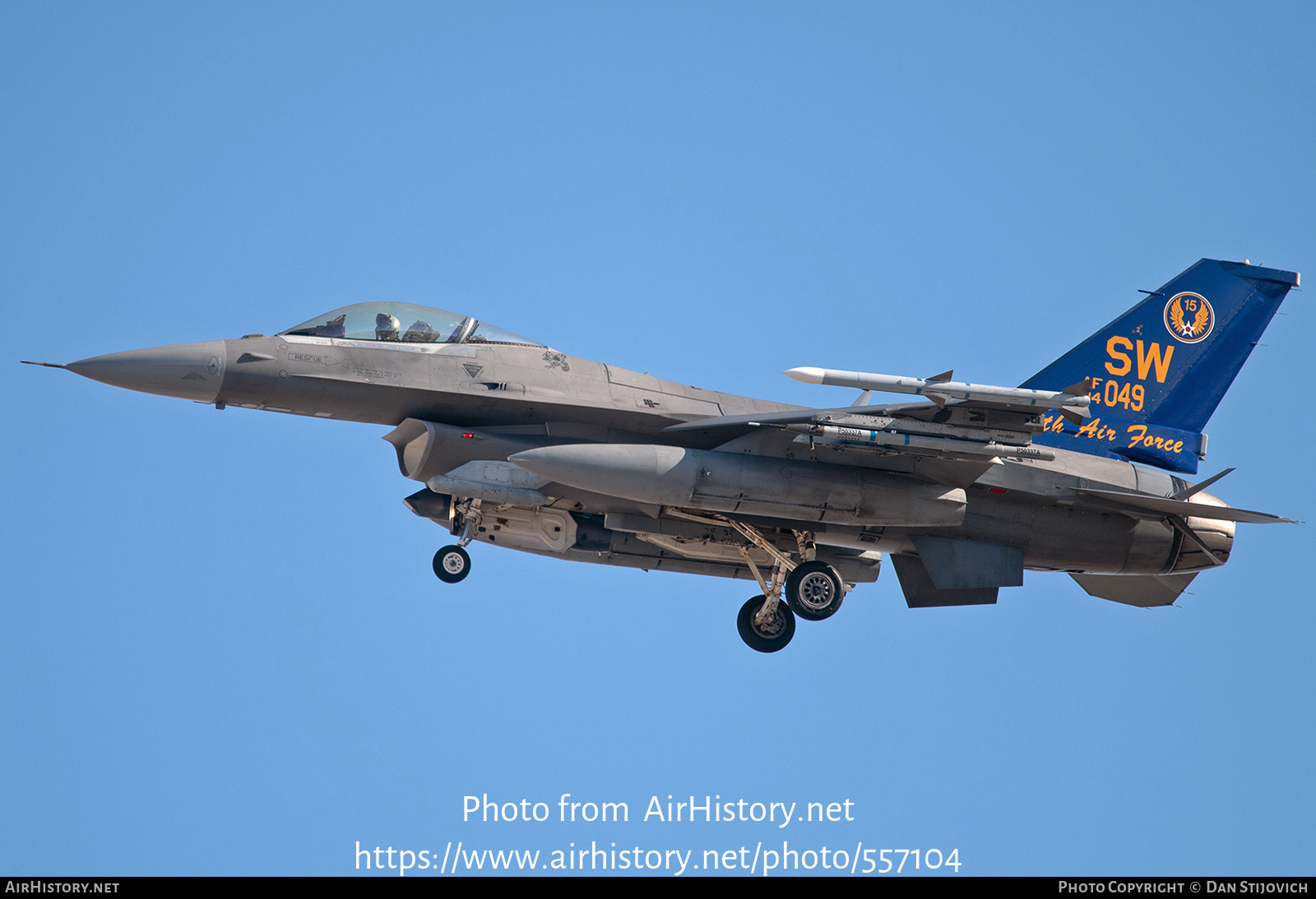 Aircraft Photo of 94-0049 / AF94-049 | Lockheed Martin F-16CJ Fighting Falcon | USA - Air Force | AirHistory.net #557104