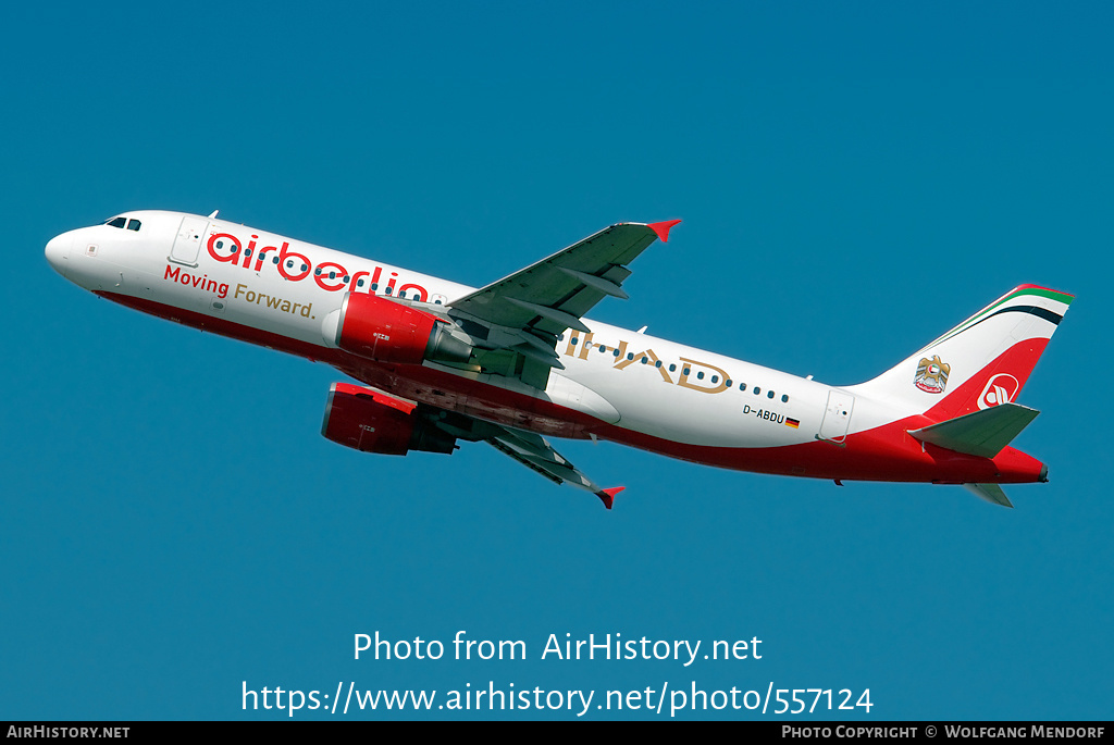 Aircraft Photo of D-ABDU | Airbus A320-214 | Air Berlin | AirHistory.net #557124