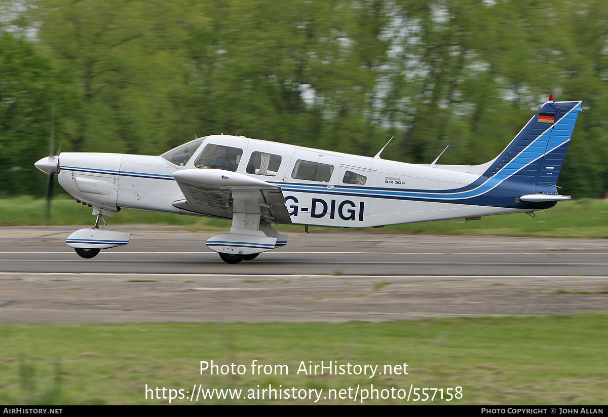 Aircraft Photo of G-DIGI | Piper PA-32-300 Cherokee Six 300 | AirHistory.net #557158