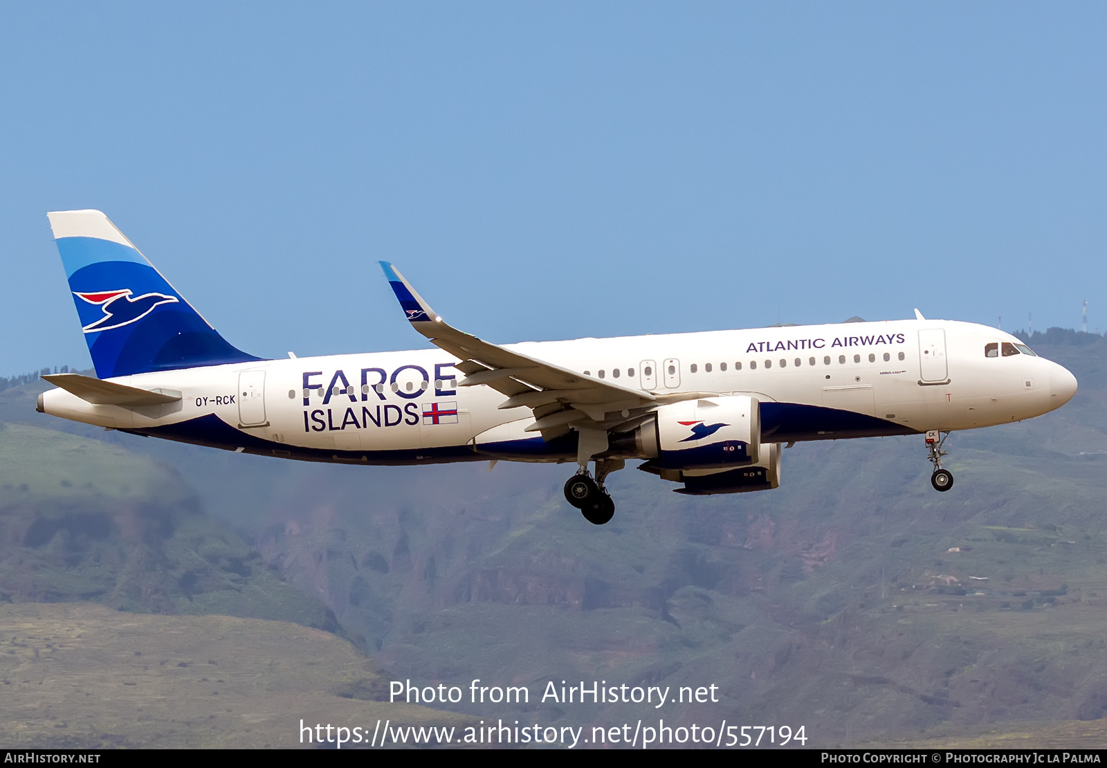 Aircraft Photo of OY-RCK | Airbus A320-251N | Atlantic Airways | AirHistory.net #557194