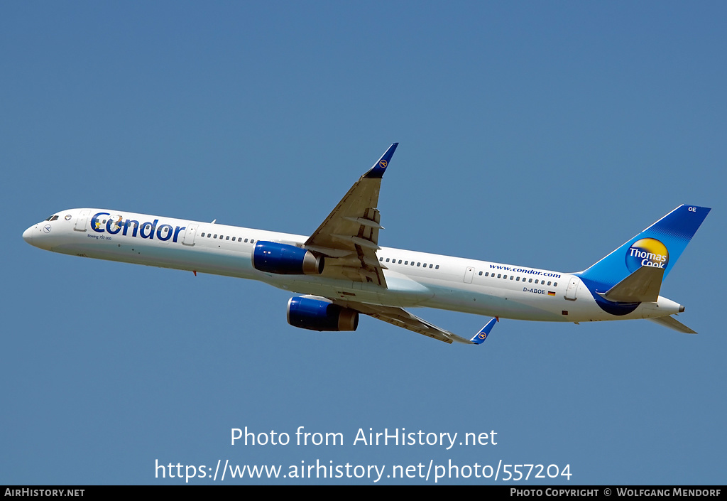 Aircraft Photo of D-ABOE | Boeing 757-330 | Condor Flugdienst | AirHistory.net #557204