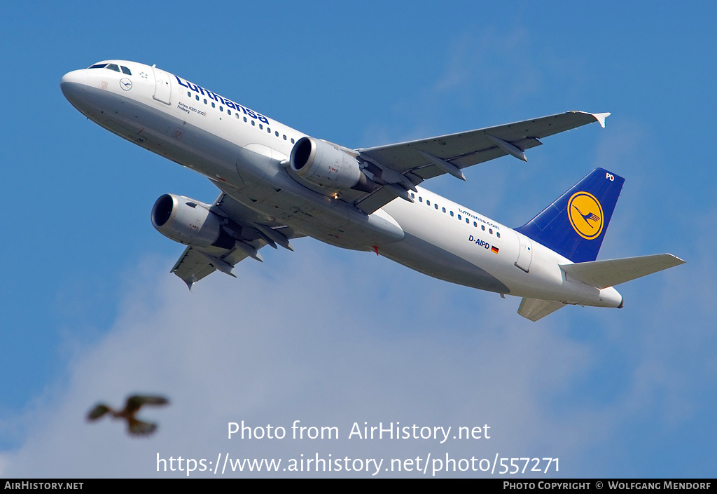 Aircraft Photo of D-AIPD | Airbus A320-211 | Lufthansa | AirHistory.net #557271