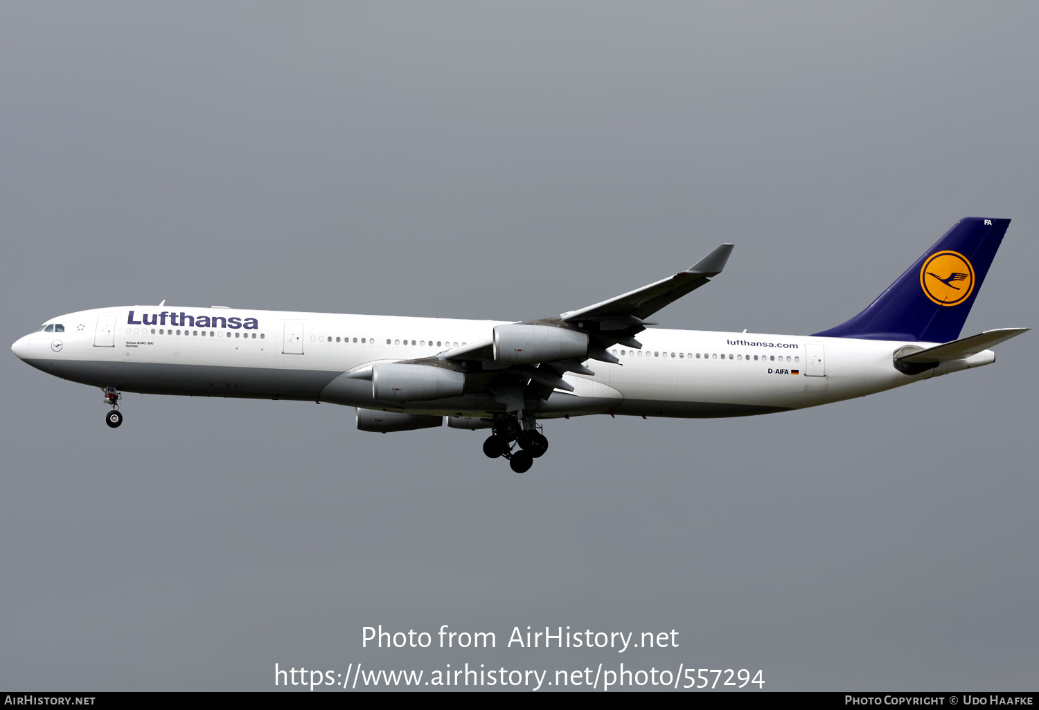 Aircraft Photo of D-AIFA | Airbus A340-313 | Lufthansa | AirHistory.net #557294