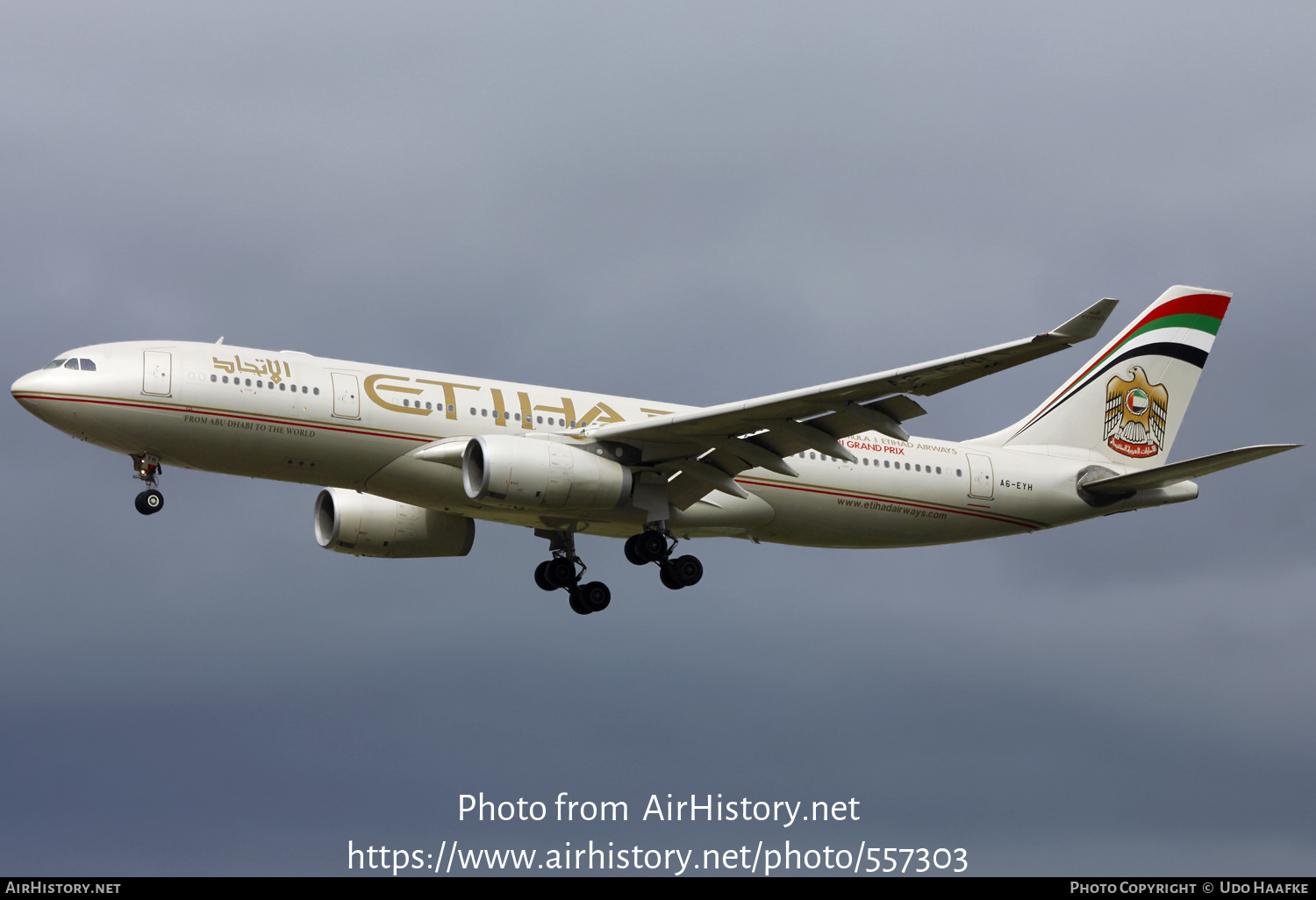 Aircraft Photo of A6-EYH | Airbus A330-243 | Etihad Airways | AirHistory.net #557303