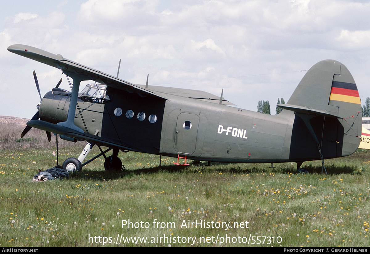 Aircraft Photo of D-FONL | Antonov An-2S | AirHistory.net #557310