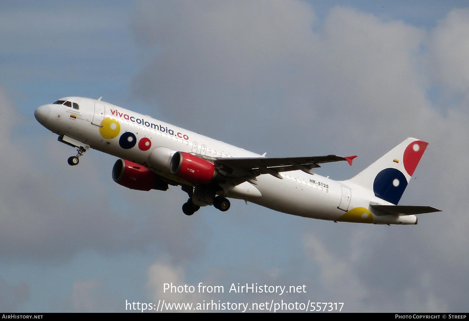 Aircraft Photo of HK-5125 | Airbus A320-214 | Viva Colombia | AirHistory.net #557317