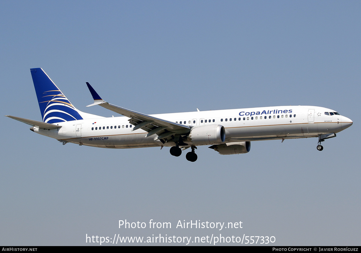 Aircraft Photo of HP-9907CMP | Boeing 737-9 Max 9 | Copa Airlines | AirHistory.net #557330