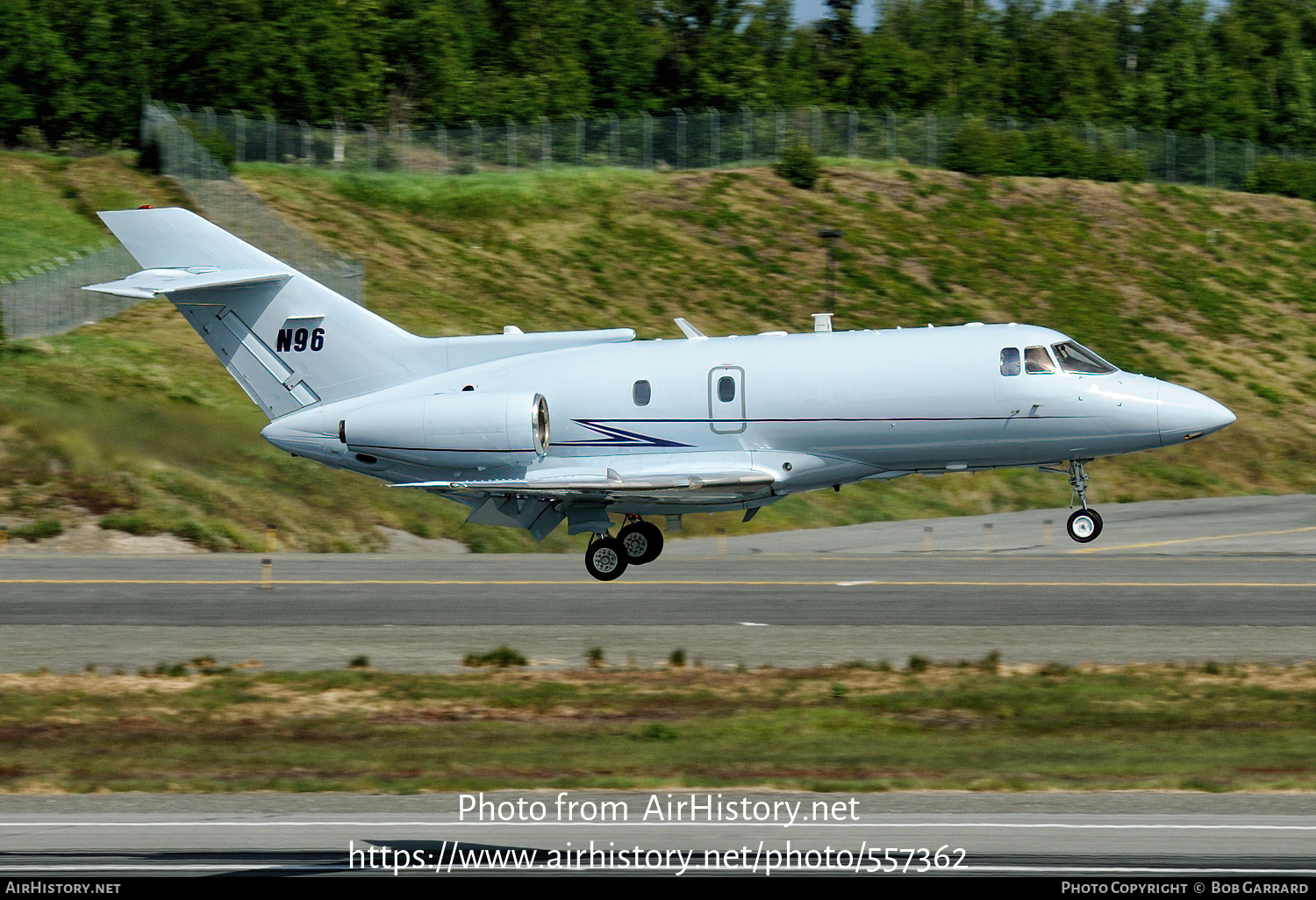 Aircraft Photo of N96 | British Aerospace BAe-125-800A | FAA - Federal Aviation Administration | AirHistory.net #557362