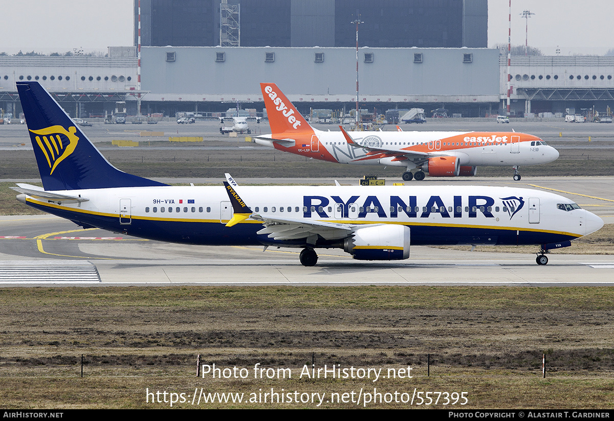 Aircraft Photo of 9H-VVA | Boeing 737-8200 Max 200 | Ryanair | AirHistory.net #557395