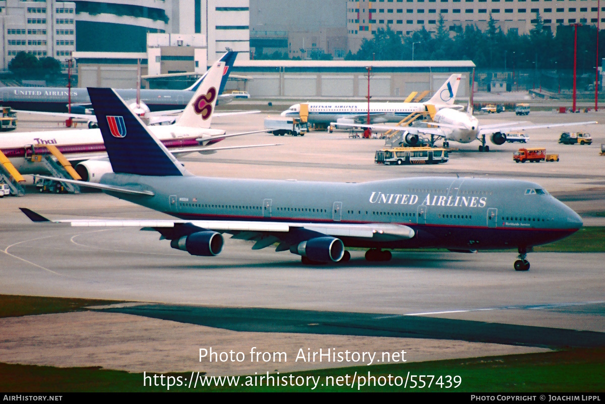 Aircraft Photo of N192UA | Boeing 747-422 | United Airlines | AirHistory.net #557439