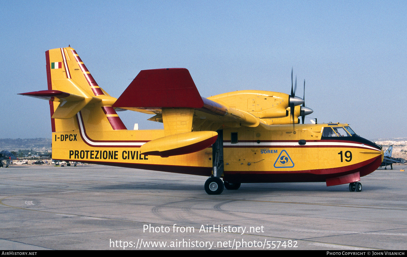 Aircraft Photo of I-DPCX | Bombardier CL-415 (CL-215-6B11) | Protezione Civile | AirHistory.net #557482