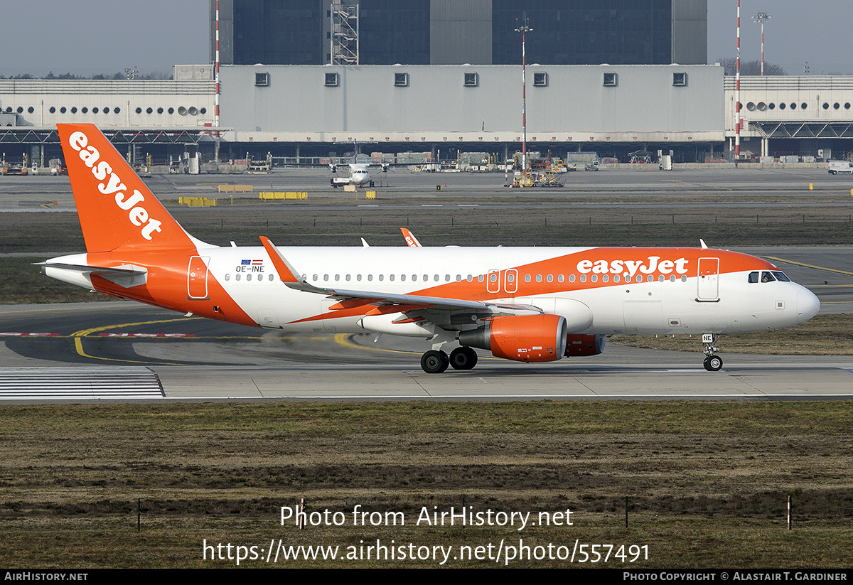 Aircraft Photo of OE-INE | Airbus A320-214 | EasyJet | AirHistory.net #557491