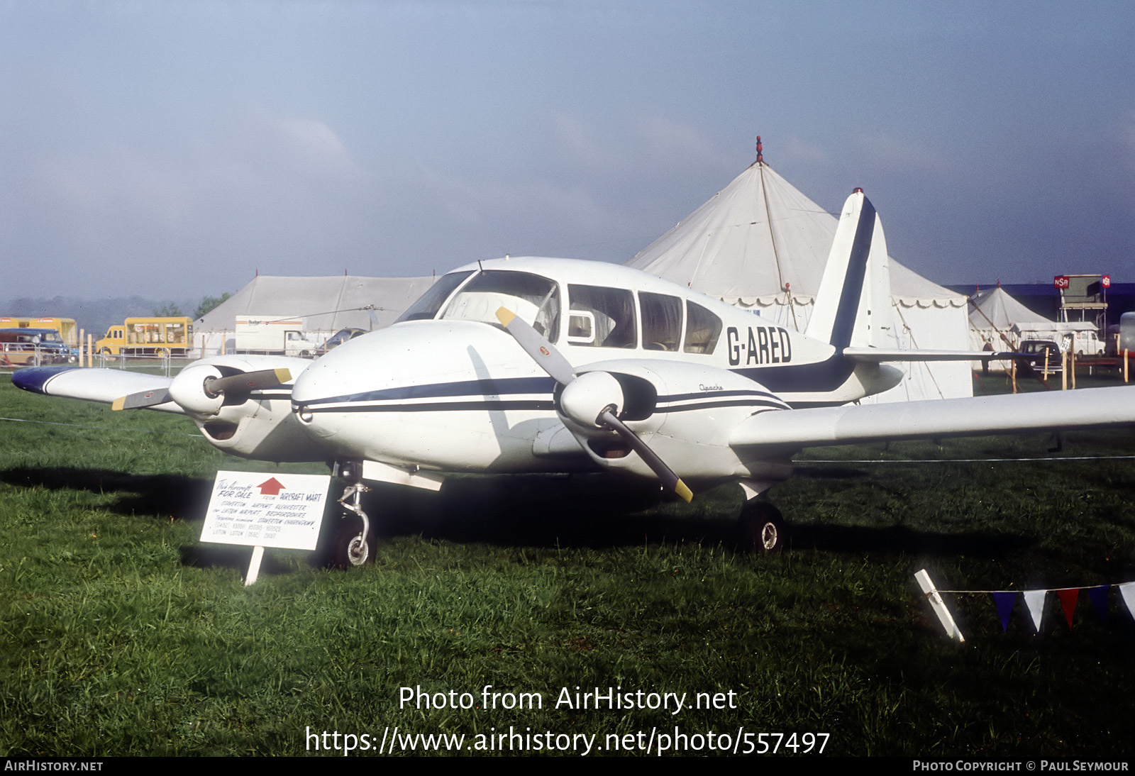 Aircraft Photo of G-ARED | Piper PA-23-160 Apache G | AirHistory.net #557497