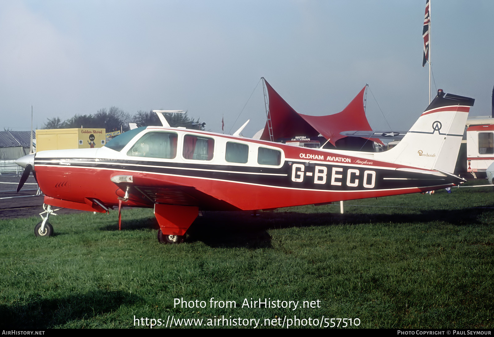 Aircraft Photo of G-BECO | Beech A36 Bonanza 36 | Oldham Aviation | AirHistory.net #557510