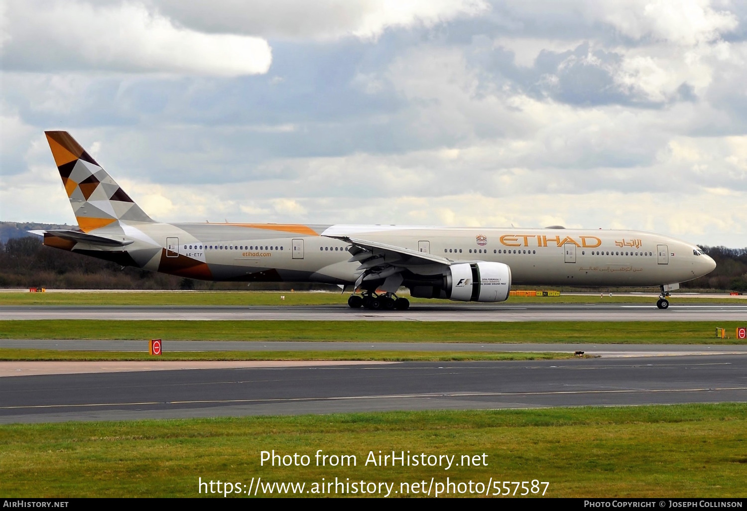 Aircraft Photo of A6-ETF | Boeing 777-3FX/ER | Etihad Airways | AirHistory.net #557587