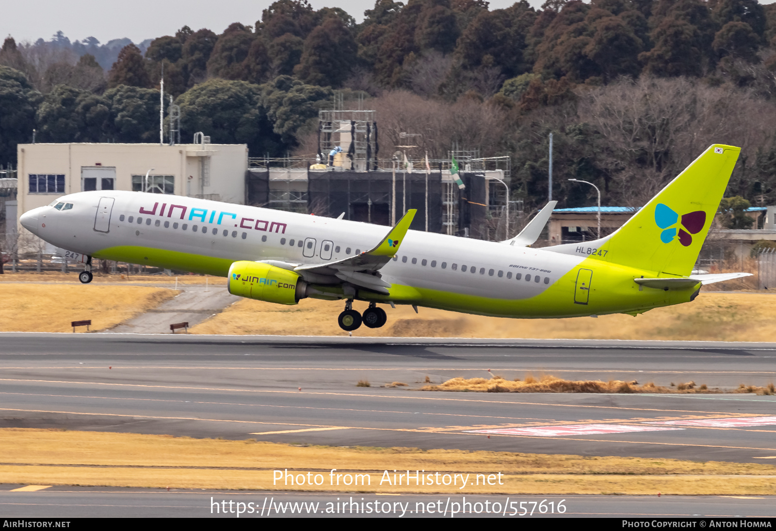 Aircraft Photo of HL8247 | Boeing 737-8SH | Jin Air | AirHistory.net #557616