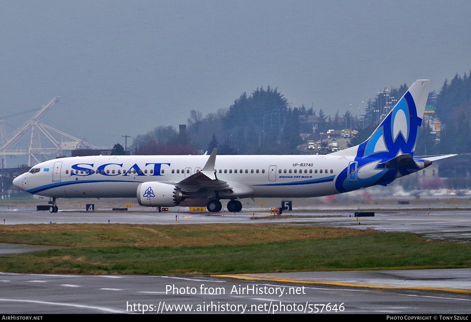 Aircraft Photo of UP-B3740 | Boeing 737-9 Max 9 | SCAT Airlines | AirHistory.net #557646