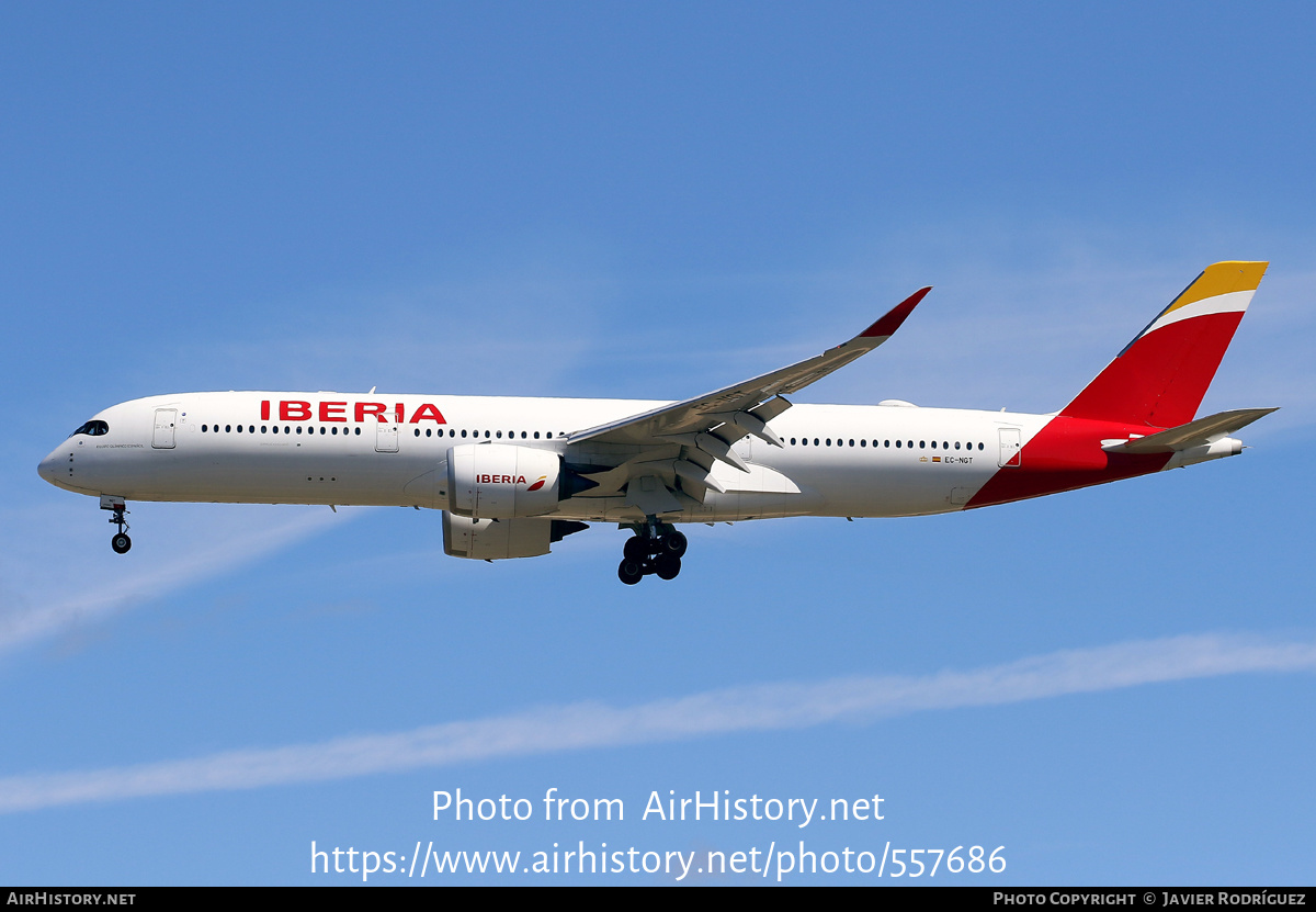 Aircraft Photo of EC-NGT | Airbus A350-941 | Iberia | AirHistory.net #557686