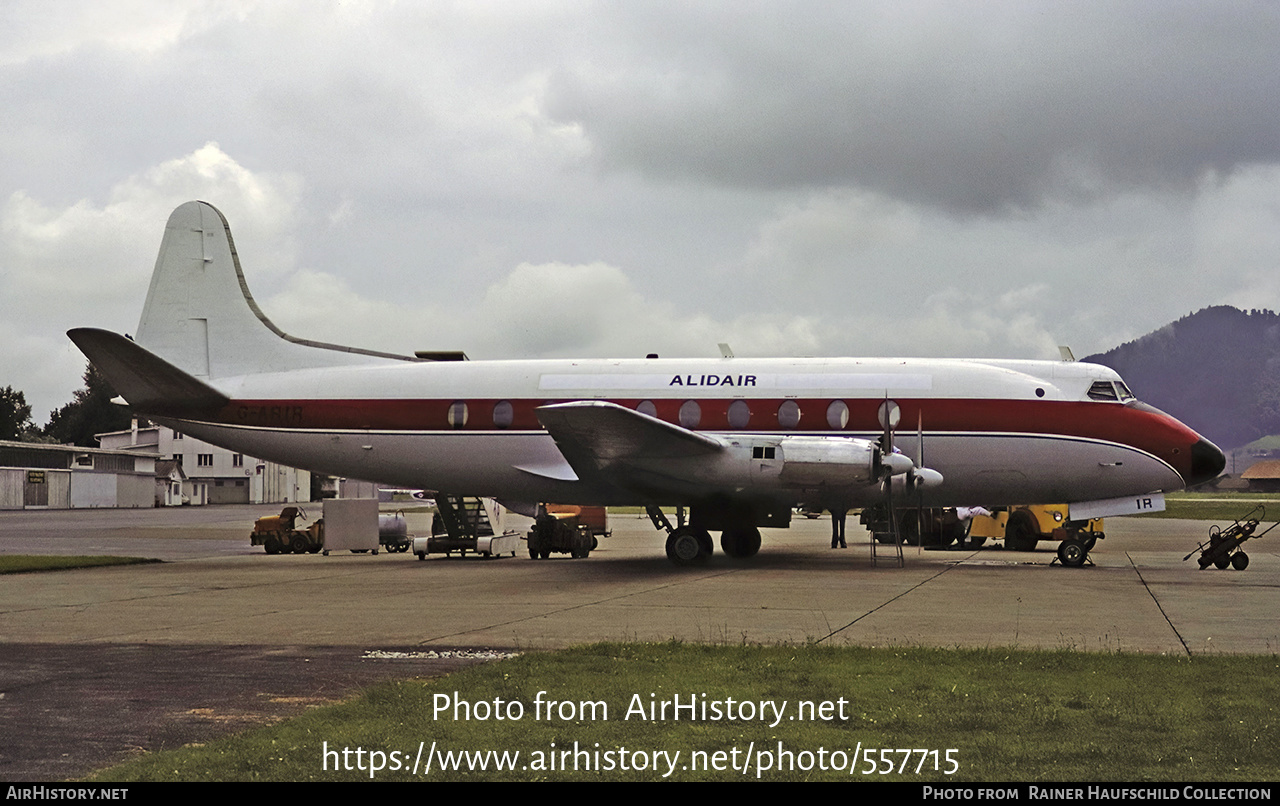 Aircraft Photo of G-ARIR | Vickers 708 Viscount | Alidair | AirHistory.net #557715