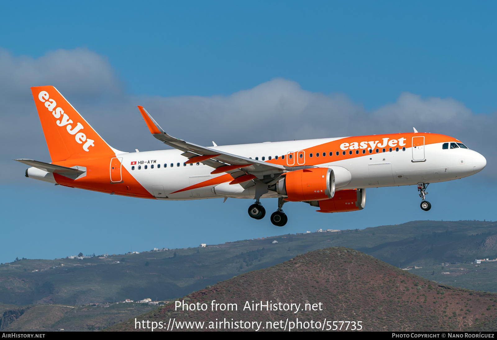 Aircraft Photo of HB-AYM | Airbus A320-251N | EasyJet | AirHistory.net #557735