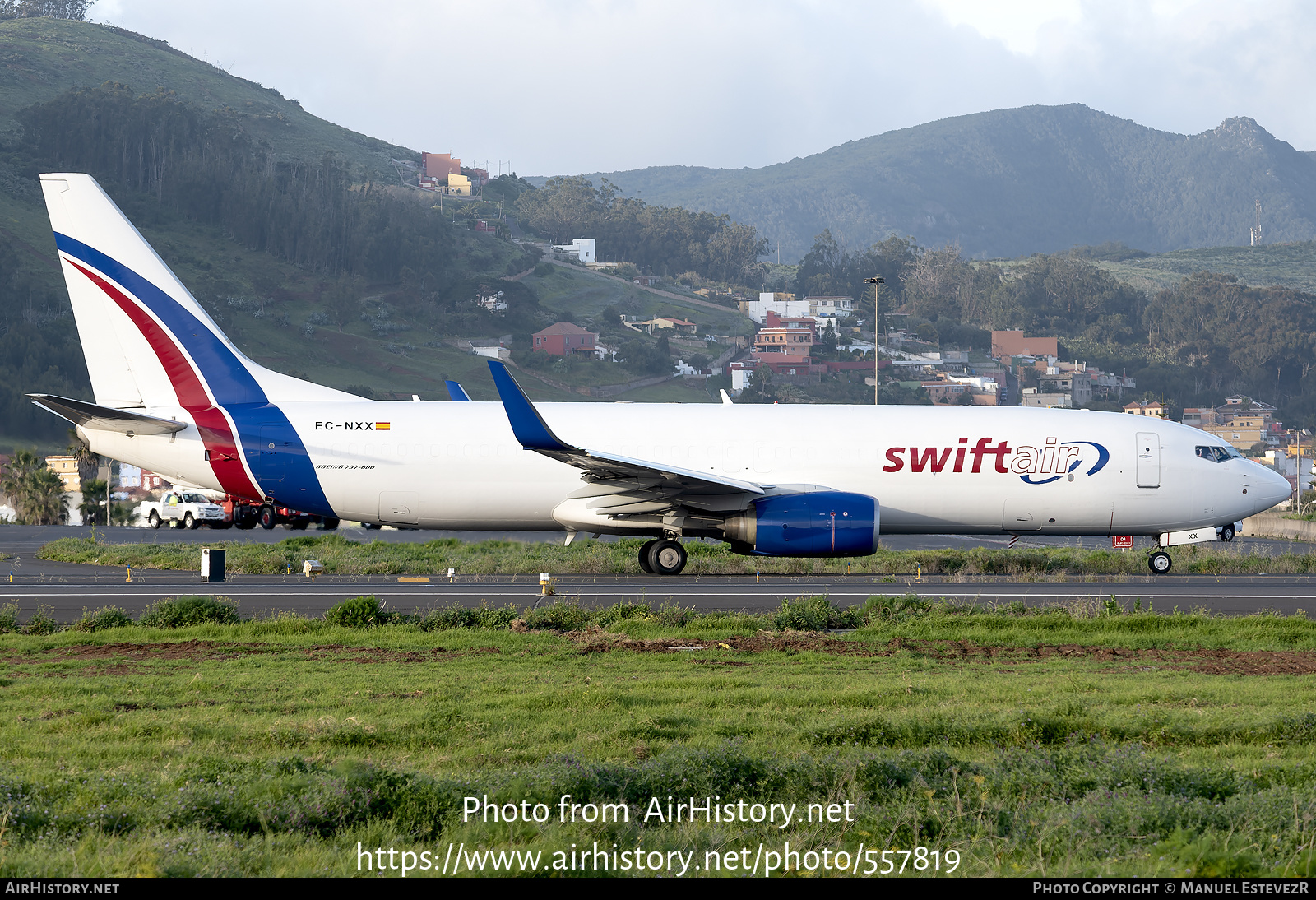 Aircraft Photo of EC-NXX | Boeing 737-8FE(SF) | Swiftair | AirHistory.net #557819