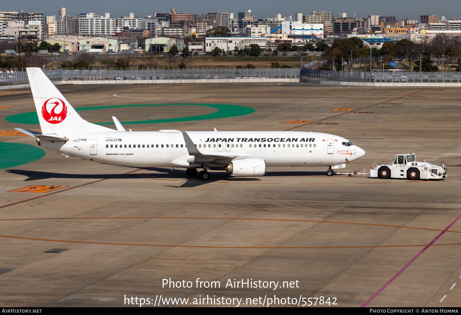 Aircraft Photo of JA09RK | Boeing 737-800 | Japan TransOcean Air - JTA | AirHistory.net #557842