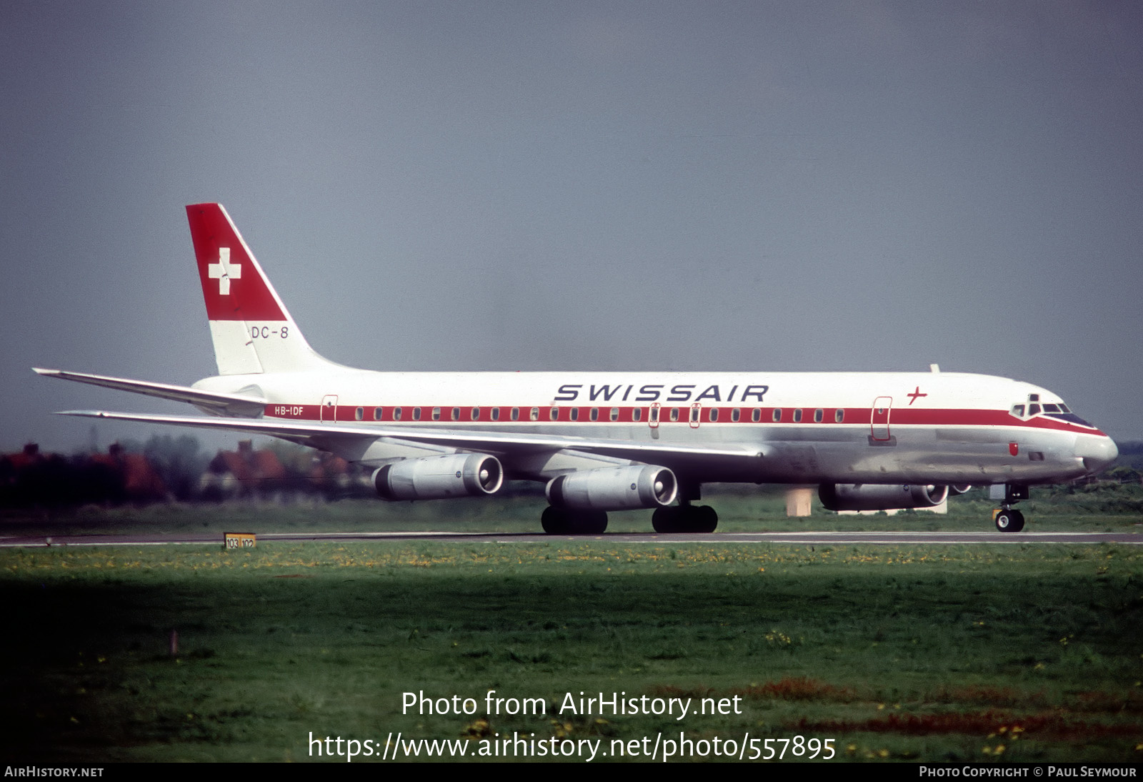 Aircraft Photo of HB-IDF | McDonnell Douglas DC-8-62 | Swissair | AirHistory.net #557895