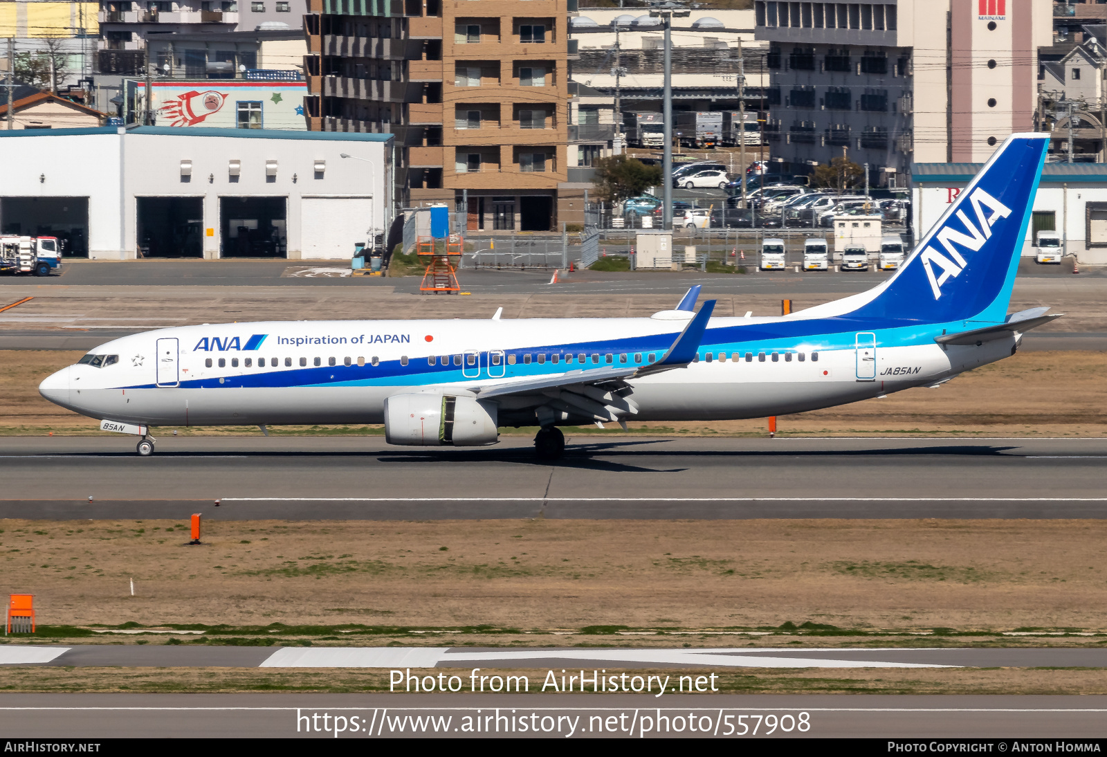 Aircraft Photo of JA85AN | Boeing 737-881 | All Nippon Airways - ANA | AirHistory.net #557908