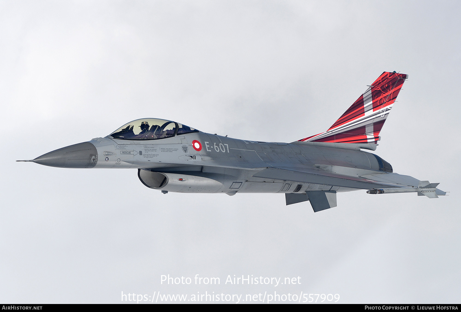 Aircraft Photo of E-607 | General Dynamics F-16AM Fighting Falcon | Denmark - Air Force | AirHistory.net #557909