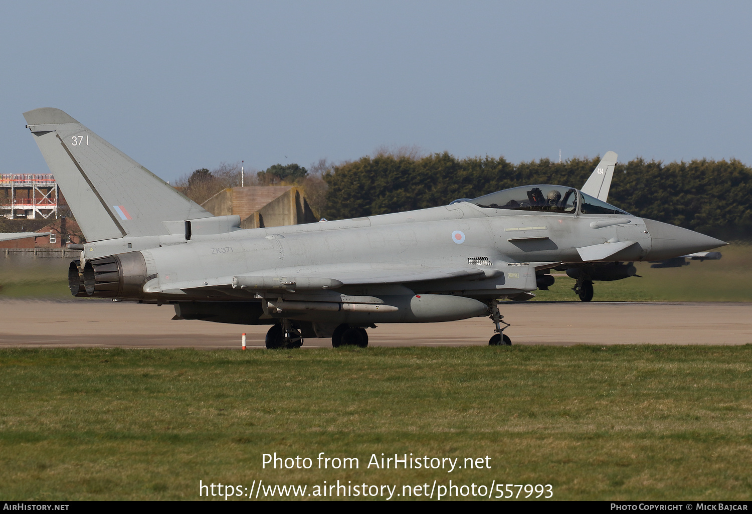 Aircraft Photo of ZK371 | Eurofighter EF-2000 Typhoon FGR4 | UK - Air Force | AirHistory.net #557993