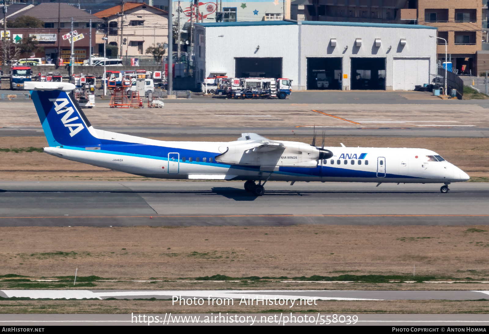 Aircraft Photo of JA462A | Bombardier DHC-8-402 Dash 8 | All Nippon Airways - ANA Wings | AirHistory.net #558039