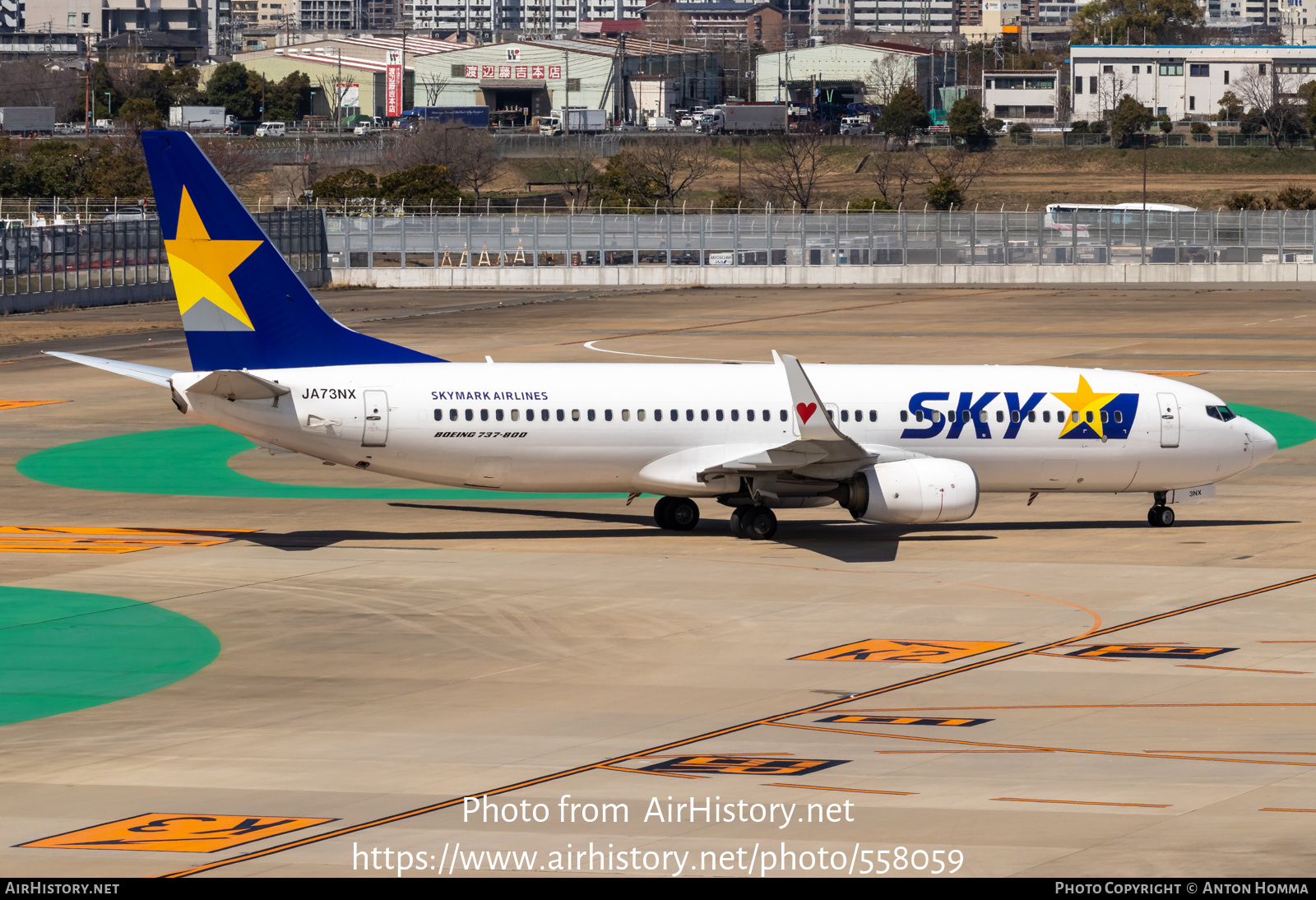 Aircraft Photo of JA73NX | Boeing 737-86N | Skymark Airlines | AirHistory.net #558059